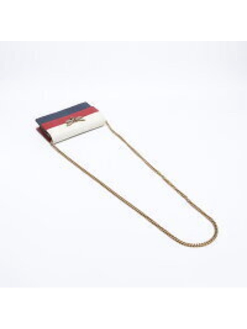 Gucci Queen Margaret White Red Navy Bee-Embellished Chain Crossbody - Picture 16 of 16
